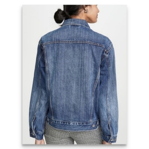 Levi's Ex-Boyfriend Trucker Jacket Denim Jean Coat 90s 80s Y2K - Picture 8 of 10